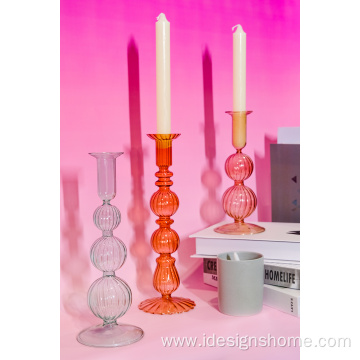 Glass Handmade Candle holder